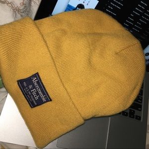 Abercrombie & Fitch Mustard Beanie